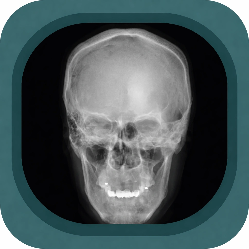 X-Ray skull Anatomy icon